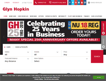 Tablet Screenshot of glynhopkin.com